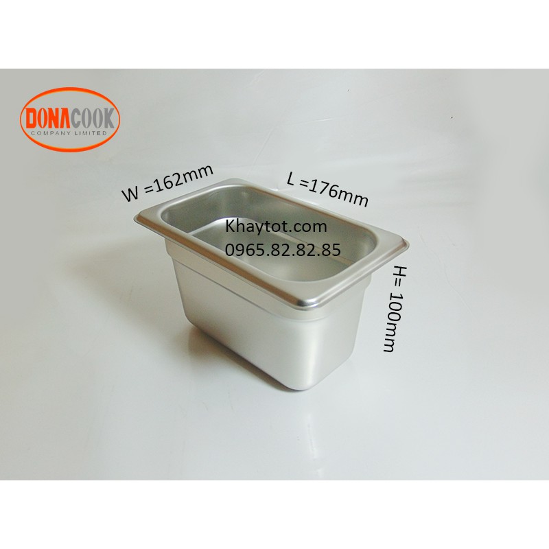 KHAY INOX TOPPING TRÀ SỮA 1/9-100MM