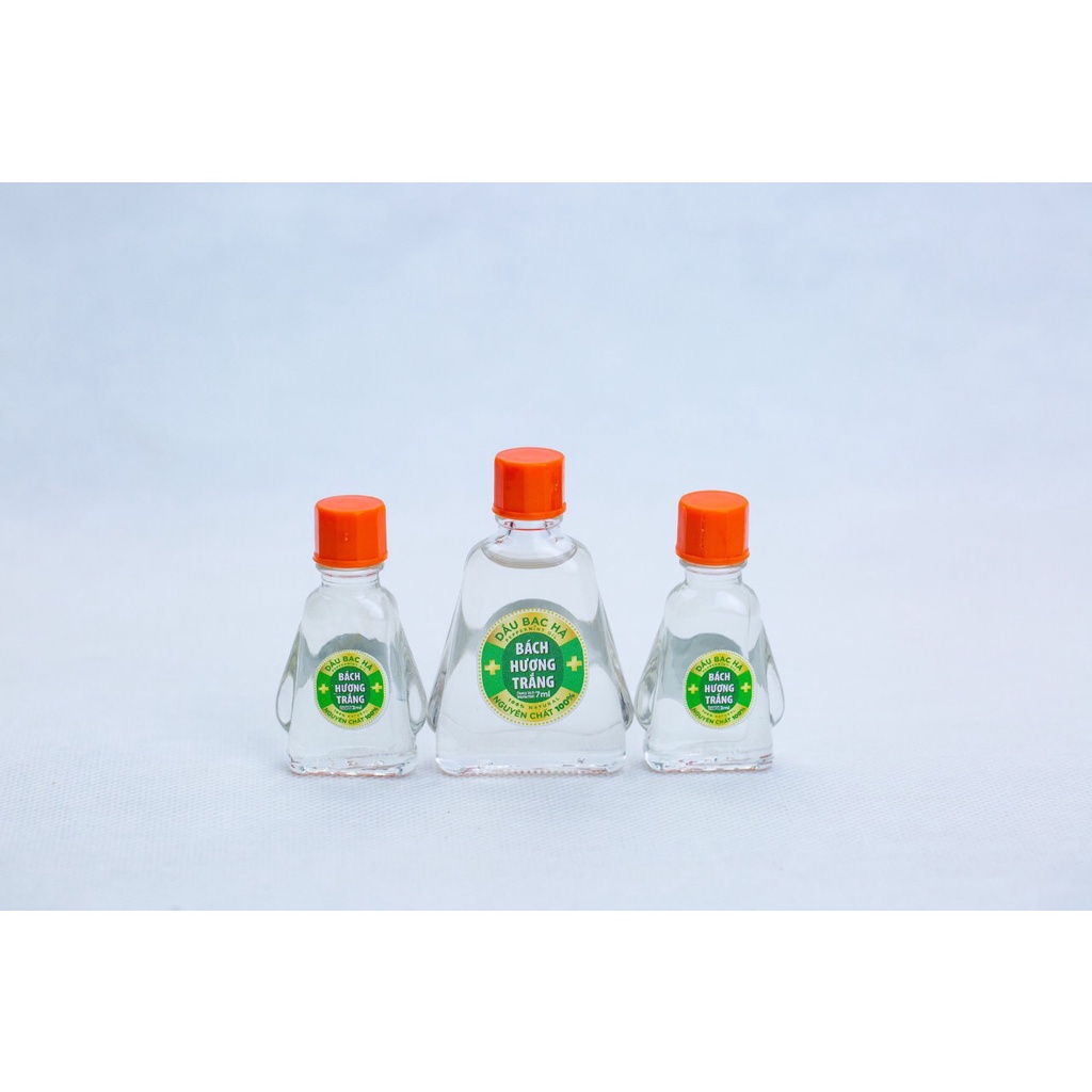 Dầu bạc hà BÁCH HƯƠNG TRẮNG 3ml