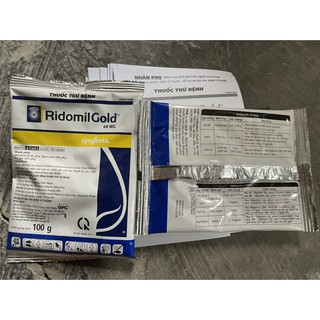 Thuốc trừ bệnh Ridomil Gold 68WG gói 100gr
