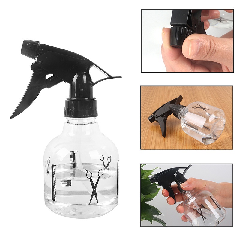 1 Bình Xịt Nước 250ml Bằng Nhựa Trong Suốt Nhỏ Gọn Đa Ứng Dụng