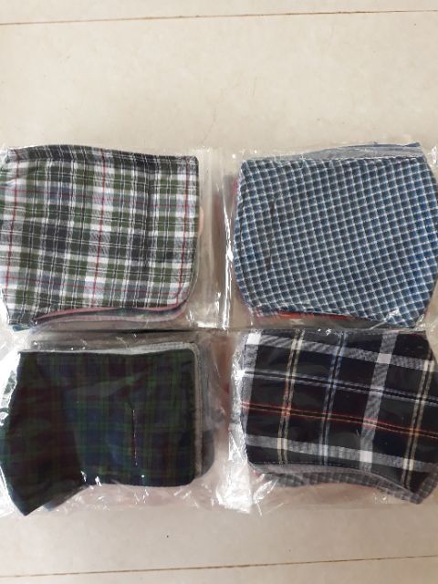 Khẩu trang Nam Nữ đều dùng được màu CARO, 2 lớp- vải mát | BigBuy360 - bigbuy360.vn