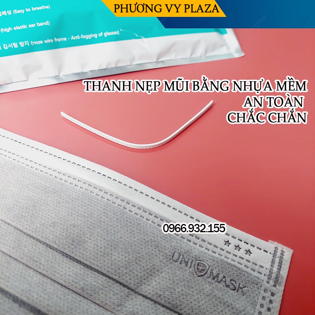 100 Chiếc khẩu trang y tế UNIMASK kháng khuẩn chống bụi mịn
