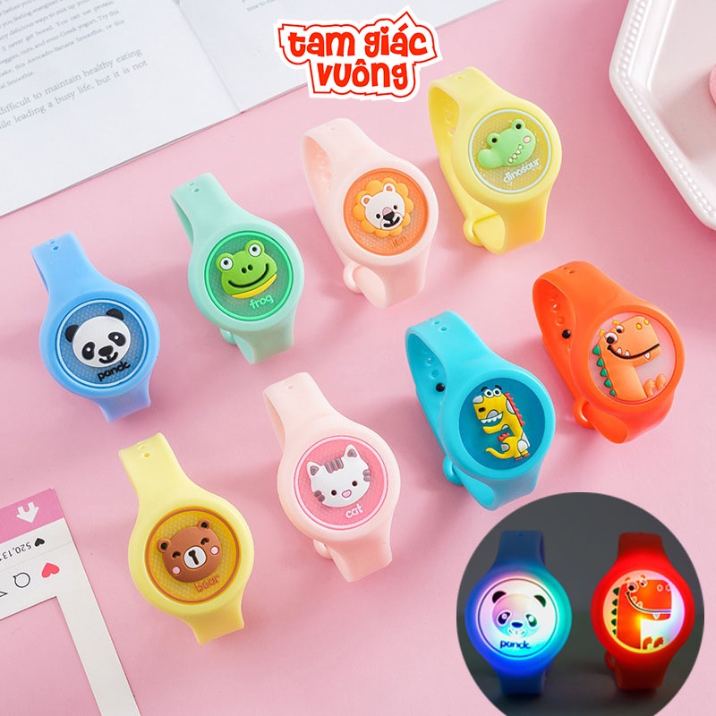 Vòng tay đồ chơi trẻ em nhiều hình động vật nhiều màu sắc phát sáng được cho bé [A48]