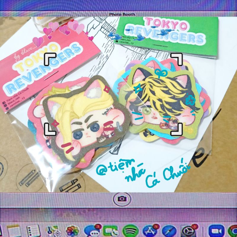 Sticker Tokyo Revengers lấp lánh