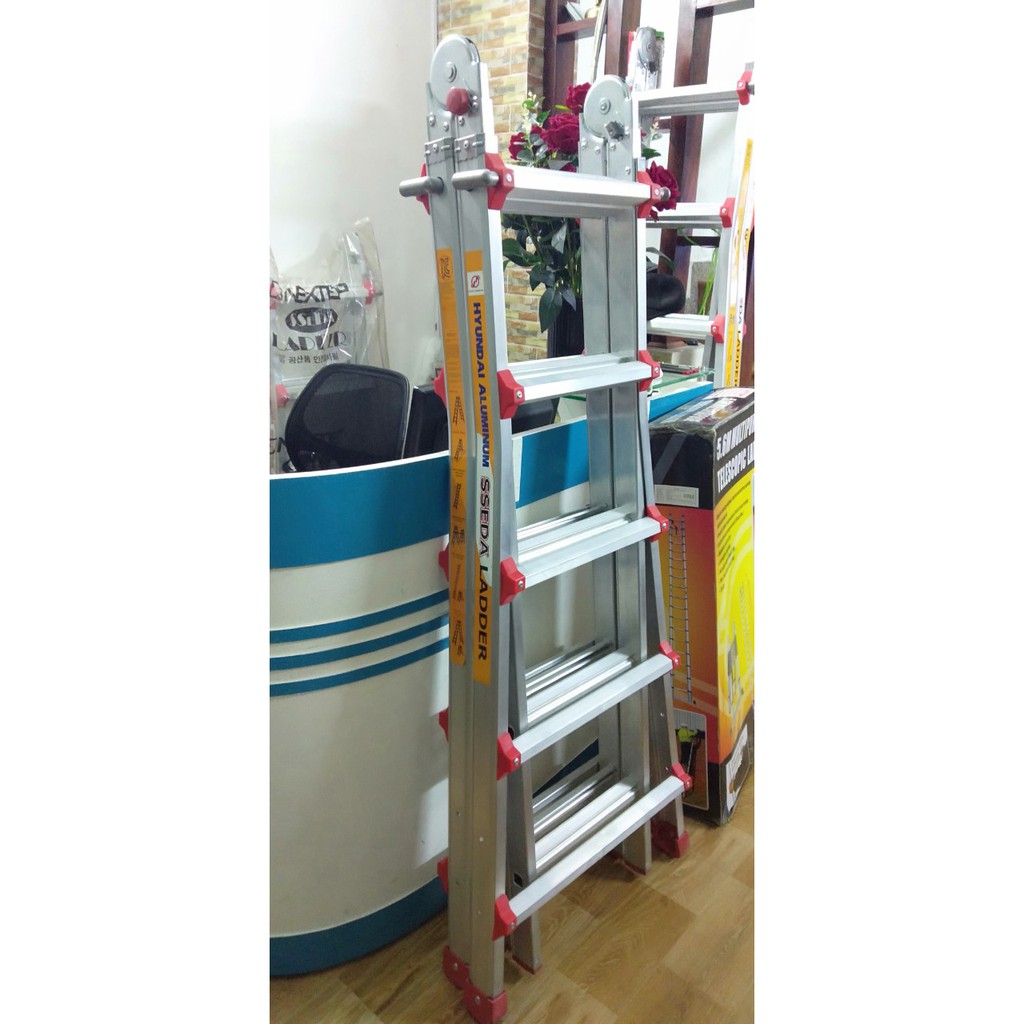 Thang nhôm rút lồng 2 đoạn Huyndai Ls45 giá rẻ