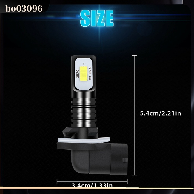 Bộ 2 Đèn Led 881 862 886 889 894 896 898 Xenon 6000k 4000lm Ip67 Chống Thấm Nước Chuyên Dụng Cho Xe Hơi