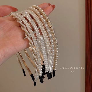 |Tiệm nhà xuxu| Bờm tóc giả ngọc Pearl tự nhiên, dành cho các cô nàng bánh bèo