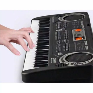 Image of [JUALSEMUA18](6106)MAINAN PIANO ELEKTRONIK 61 KEYS / KEYBOARD ELECTRONIC 61 KEYS