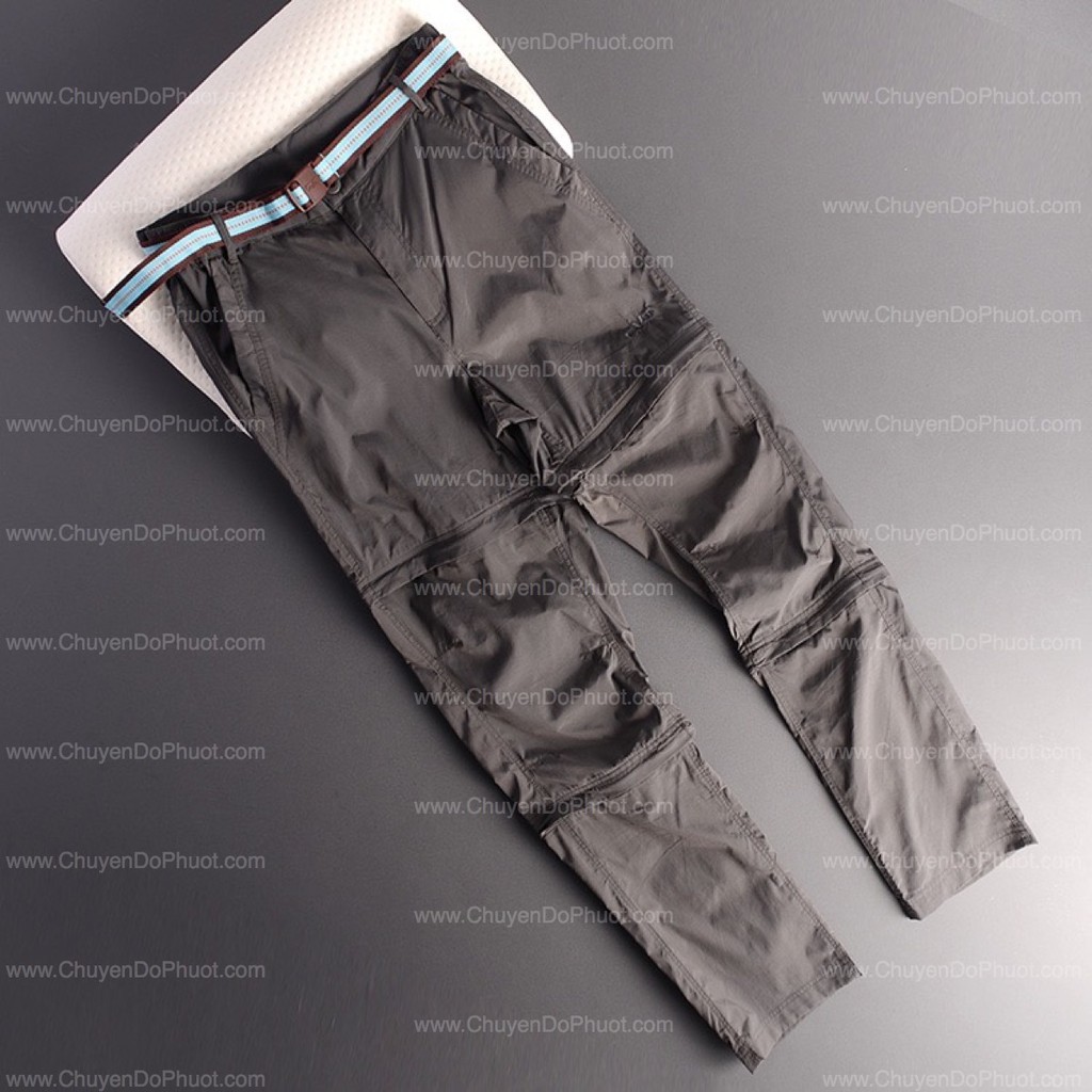 Quần Phượt Leo Núi Hiking Trekking Mau Khô Nối Ống 3 in 1 CVT