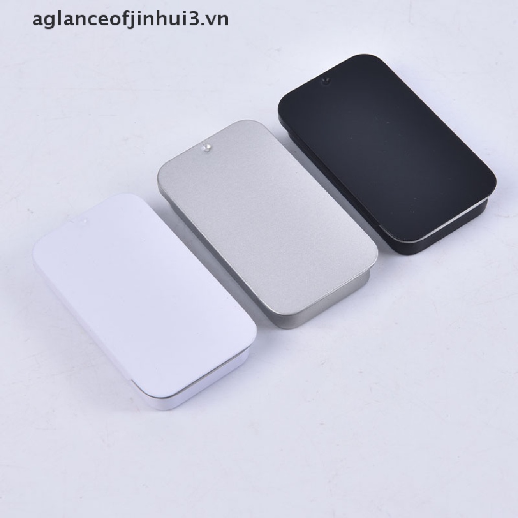1 Hộp Thiếc Mini Có Nắp Trượt Đựng Đồ Trang Trí Tiệc Cưới