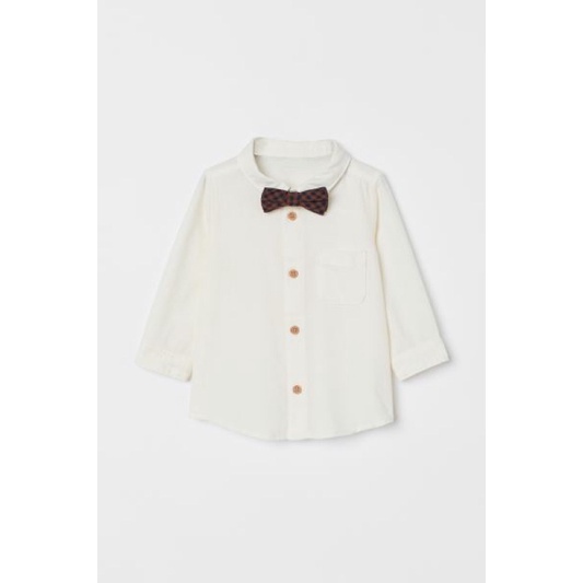 Áo sơ mi HM auth | chất vải mềm mịn, thấm mồ hôi | Săn sale HM Us