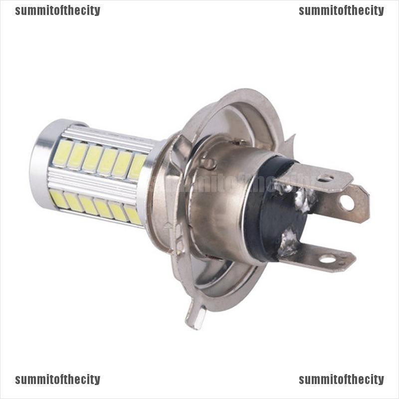 Đèn Pha LED H4 33SMD Ánh Sáng Trắng Chuyên Dụng Cho Xe Hơi / Mô Tô