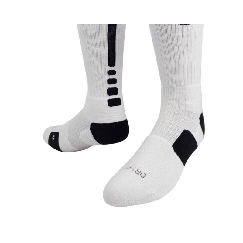 Pack 3 đôi tất thể thao Nike DRI FIT cao cổ trắng