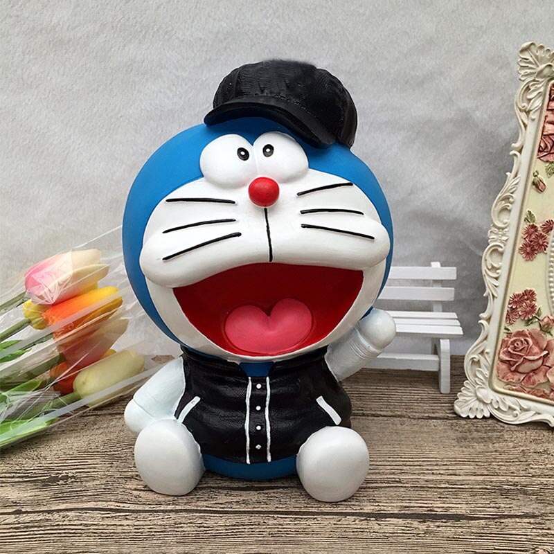 Hộp Đựng Tiền Tiết Kiệm Hình Mèo Máy Doraemon Dễ Thương Sáng Tạo