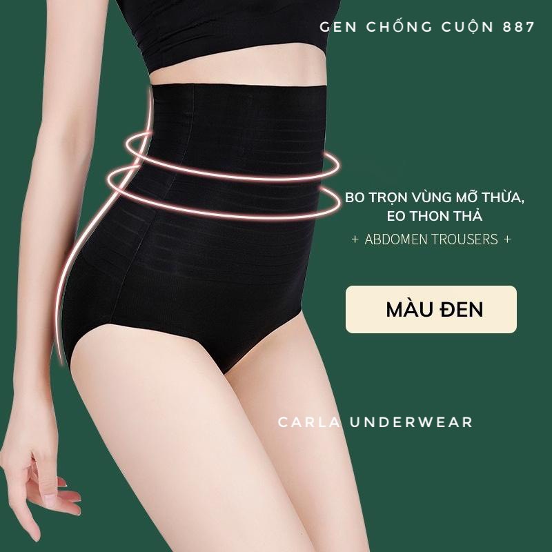 Quần Lót Su Cạp Cao CARLA Gen Chiết Eo Chống Cuộn Định Hình Bụng 887