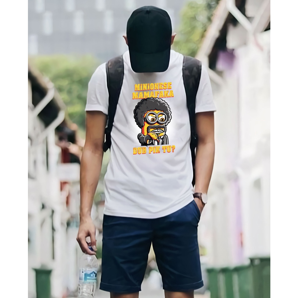 ÁO THUN NGẮN TAY IN HÌNH MINION IN HÌNH CỰC ĐỘC CHẤT LIỆU VẢI THUN CAO CẤP GIÁ RẺ TEAM BUILDING - 250626