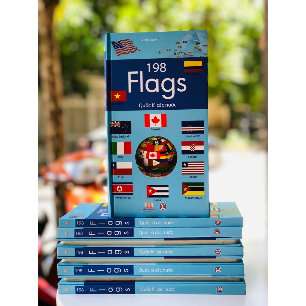 [Mã BMBAU50 giảm 7% đơn 99K] Sách : 198 Flags - Quốc kỳ các nước