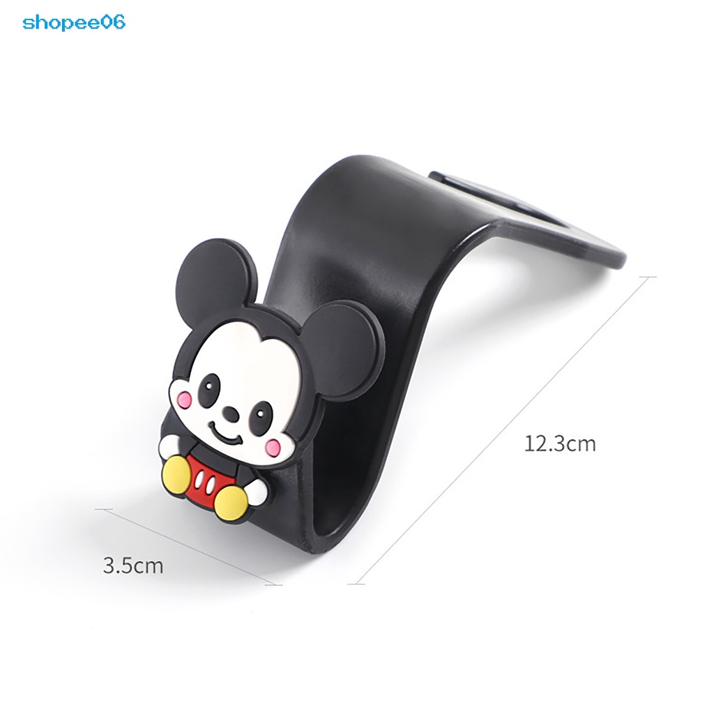 Móc treo đồ gắn ghế ngồi xe hơi dễ thương đa năng chống mòn tiện lợi