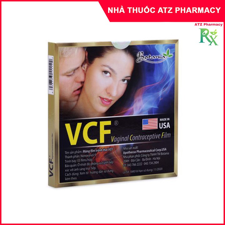 Màng Phim Tránh Thai VCF - Nhập Khẩu Từ Mỹ