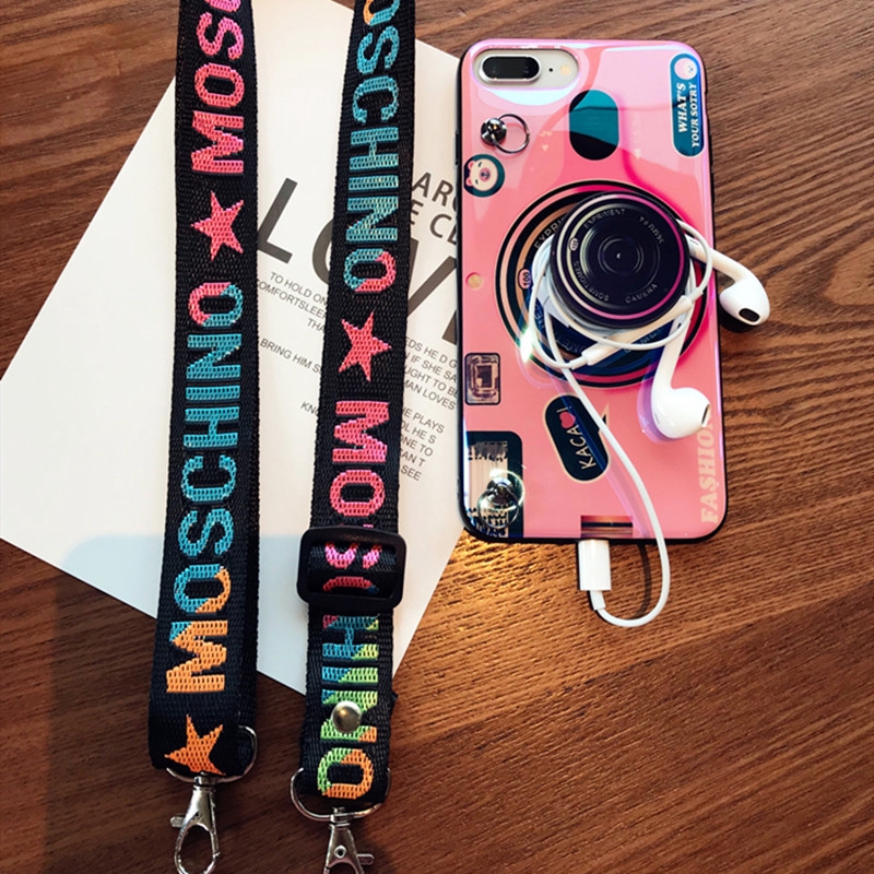 Ốp Điện Thoại Hình Máy Ảnh Có Dây Đeo Kiểu Vintage Cho Oppo A7 A3s A5s A12 A12e | BigBuy360 - bigbuy360.vn