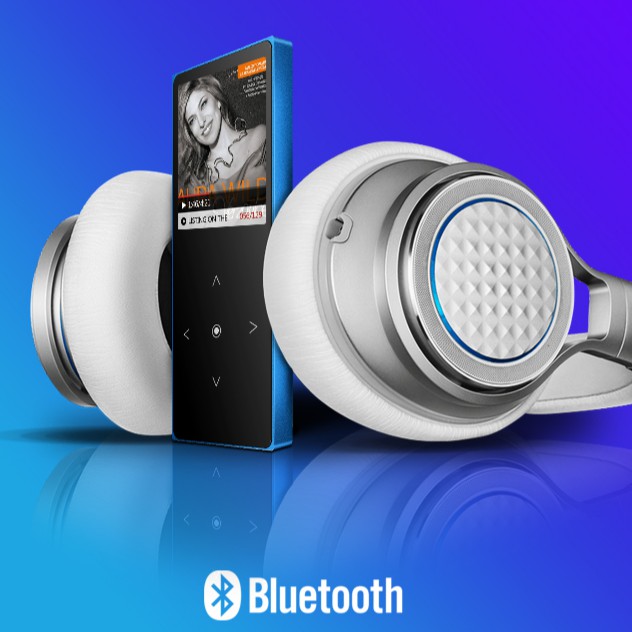 Máy nghe nhạc lossless Benjie K8 2020 Bluetooth pin 100h loa ngoài , tặng kèm tai nghe, bộ quà tặng giá trị