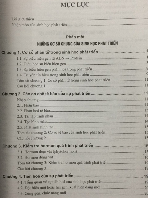 Sách - Giáo trình Sinh học phát triển
