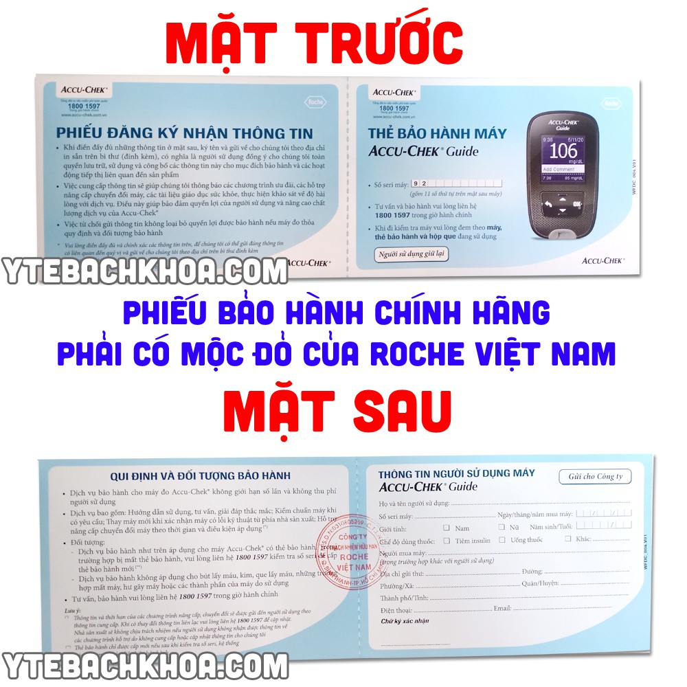 [CHÍNH HÃNG] MÁY ĐO ĐƯỜNG HUYẾT ACCUCHEK GUIDE MẪU MỚI 2022 - BẢO HÀNH CHÍNH HÃNG TRỌN ĐỜI