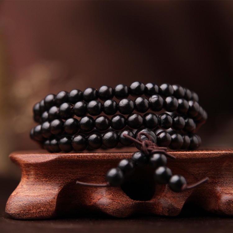 Vòng Tay Chuỗi 108 Hạt Gỗ Đàn Hương Thủ Công Thời Trang Cho Nam Và Nữ 2022