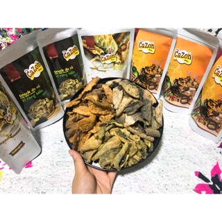 Combo cazon - snack da cá 3 vị 1 thùng 20 gói