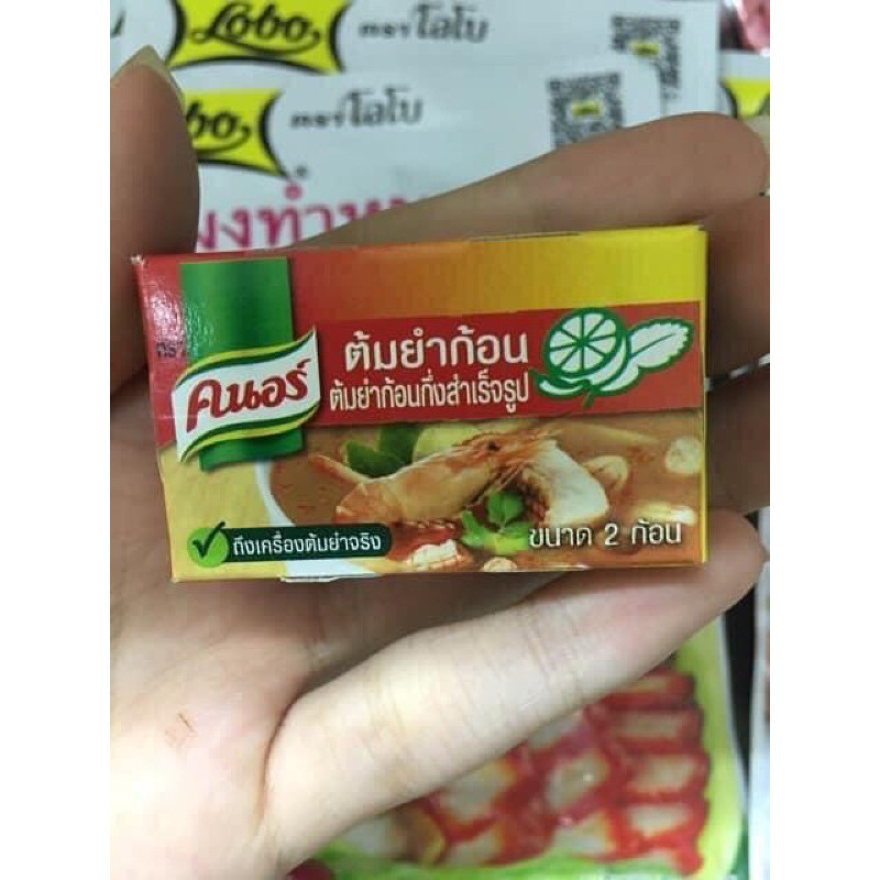 Viên thả lẩu knorr chua cay Thái Lan