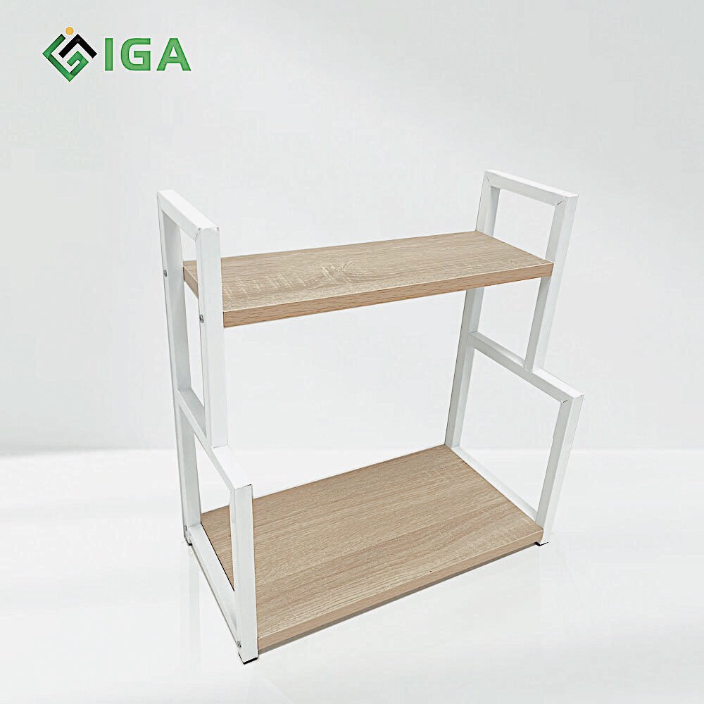 Kệ Gia Vị Để Bàn Nhà Bếp - Kệ Gia Vị Khung Sắt Sơn Tĩnh Điện GM04