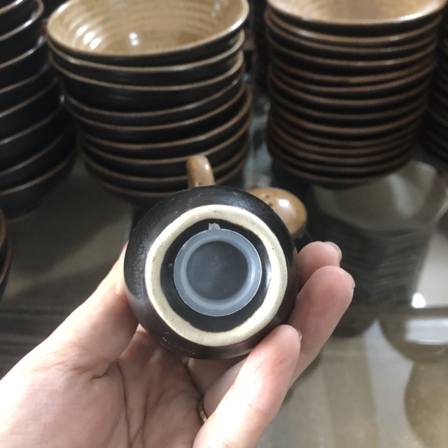 Hũ tiêu hũ muối men gốm Bát Tràng