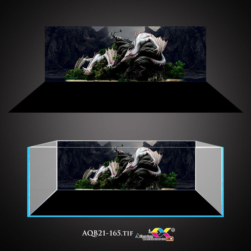 Decal 3D dán bể cá