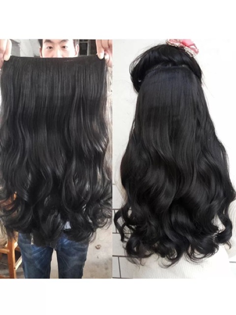 Tóc kẹp 6 phím xoăn đẹp (nhiều độ dài)