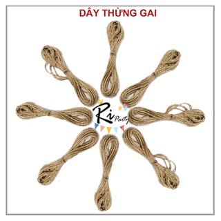 Dây thừng gai, gây cói, dây trang trí, treo ảnh