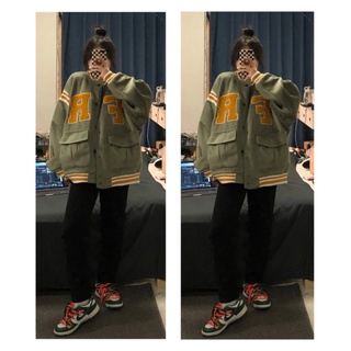 ( Order ) Áo Bomber Xanh Rêu Hot Hit ( có ảnh thật khách trung mặc feedback )