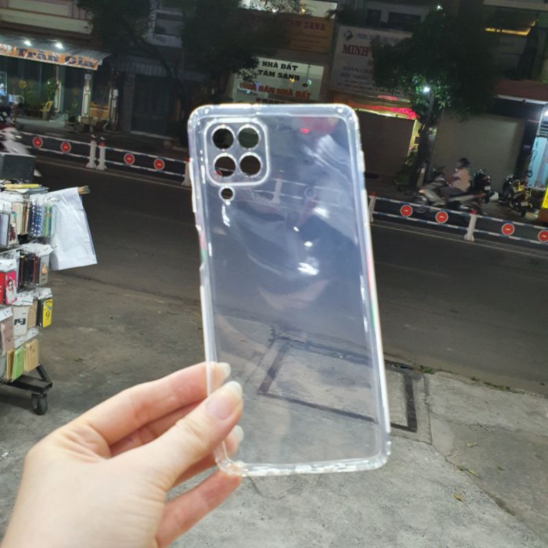 Ốp lưng Samsung F62 M62 dẻo siêu trong suốt bảo vệ camera