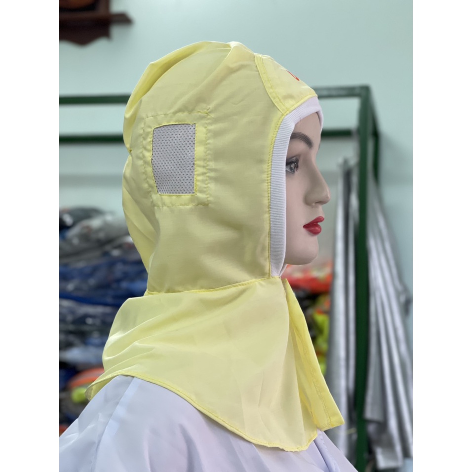 NÓN TRÙM MÀU VÀNG THỦY SẢN CHUYÊN DỤNG _ HÌNH CHỤP THẬT