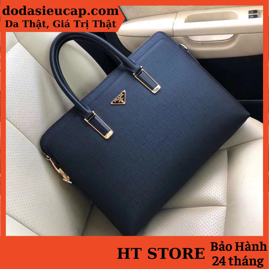 Túi Xách, Cặp Da Thời Trang Nam Khóa Số Cao Cấp Prada CPR01 (Nhập khẩu)