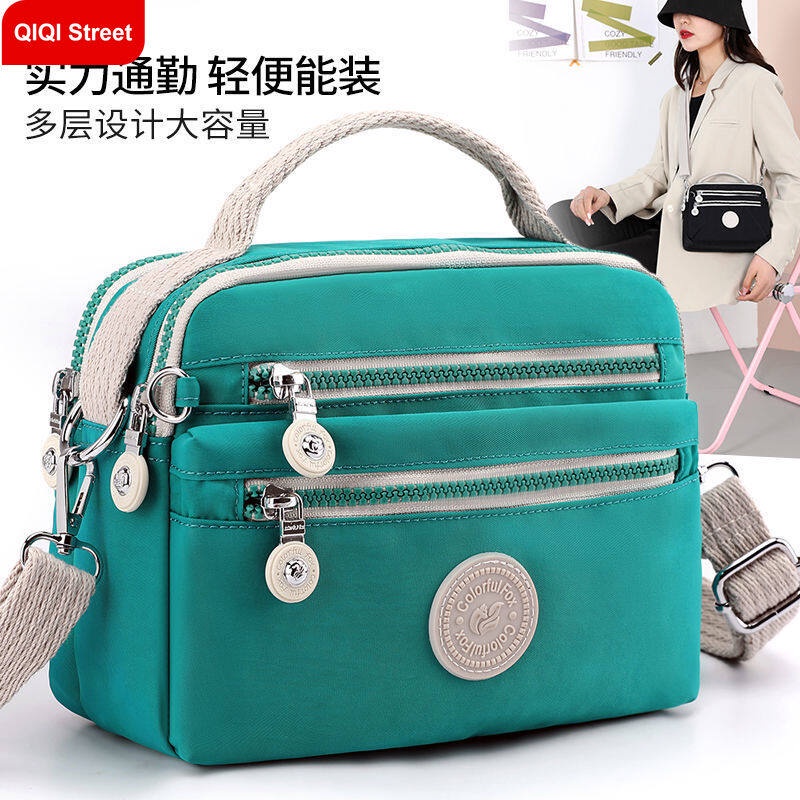 Túi Đeo Chéo Nhiều Ngăn Bằng Vải nylon Thời Trang Mùa Hè Dành Cho Nữ