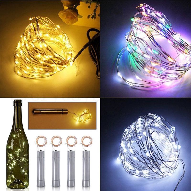 Dây Đèn LED Chống Nước Trang Trí Nhà Ở / Tiệc Tùng / Lễ Hội Dây Đèn Led 5 Bóng Hình Ngôi Sao Trang Trí Nội Thất