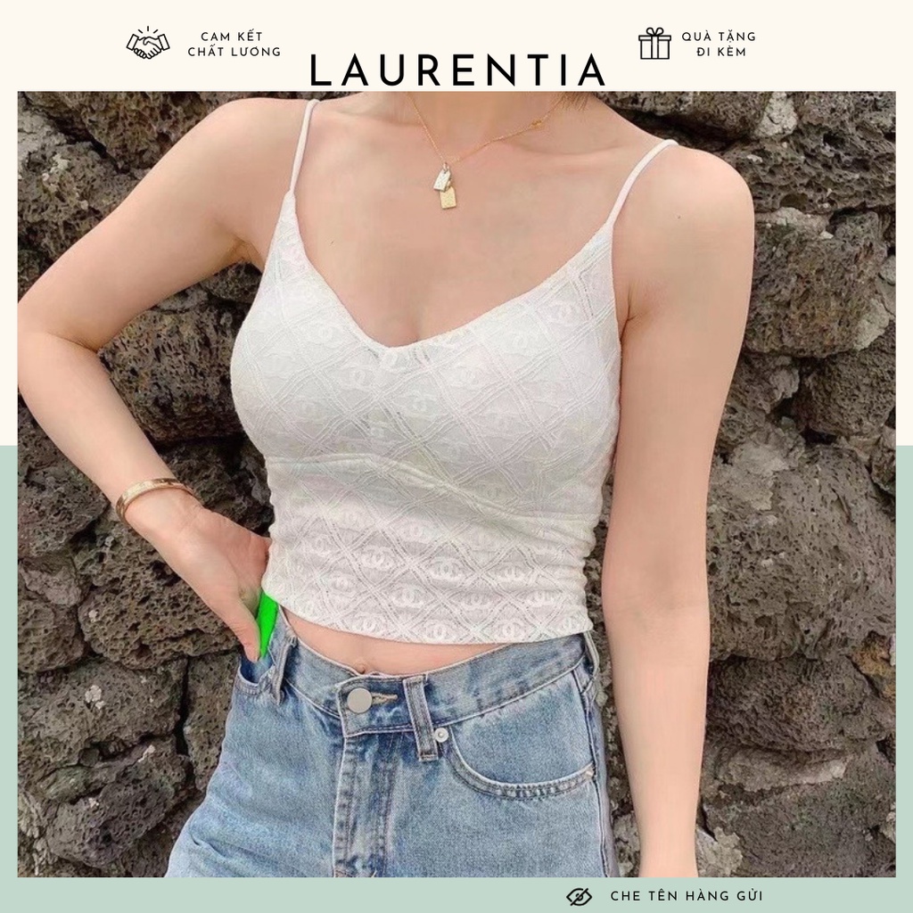 Áo bra ren sexy kẻ ô đệm dày chun lưng siêu đẹp BR998