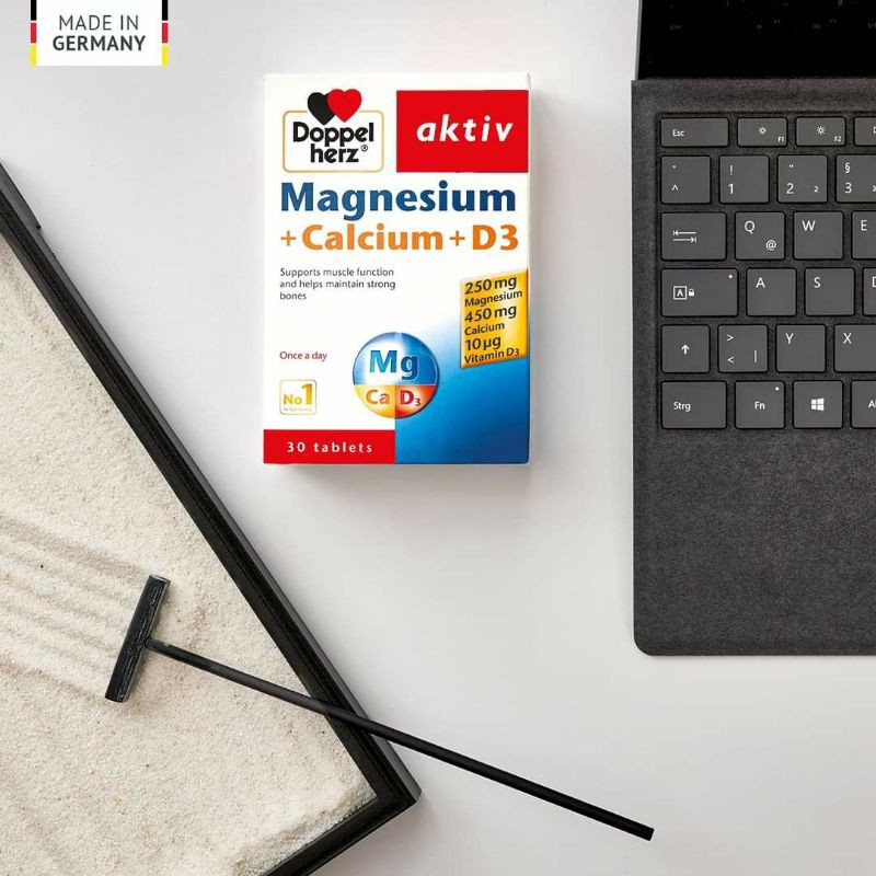 Viên uống bổ sung Canxi phòng ngừa loãng xương Doppelherz Magnesium hàng nhập khẩu Đức | BigBuy360 - bigbuy360.vn