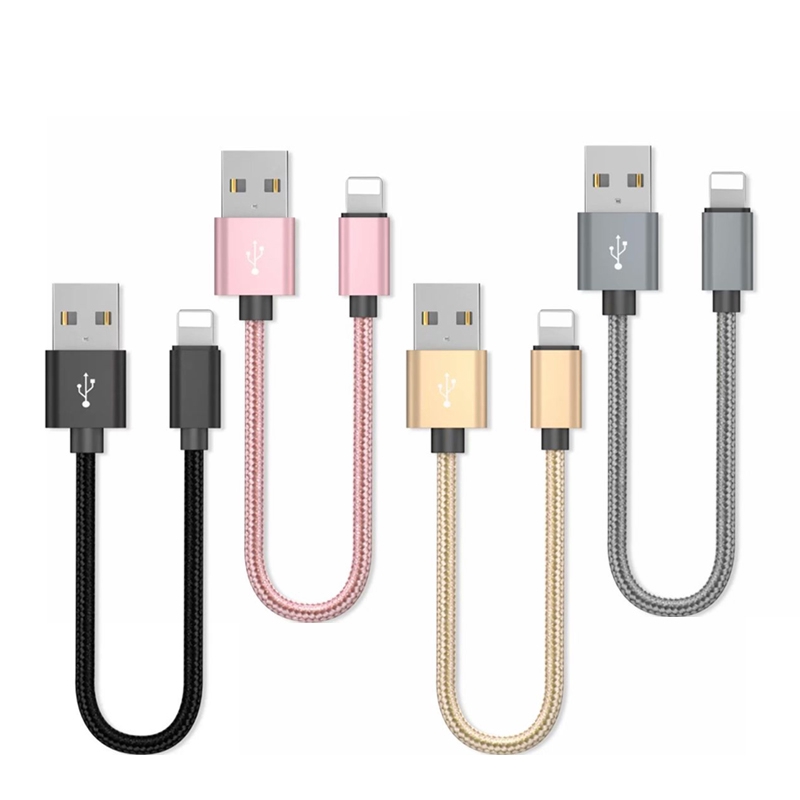 Dây Cáp Sạc Cổng USB Dạng Ngắn Tiện Dụng Cho Iphone Xs 8 7 6 Plus 5