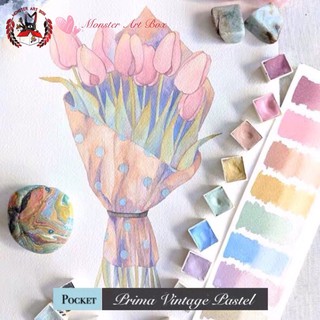Pocket Màu nước Prima set Vintage Pastel