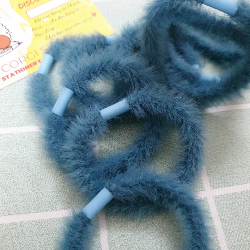 Dây buộc tóc nhung lông dễ thương