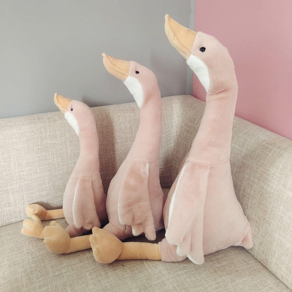 Thú Nhồi Bông Hình Con Ngỗng Mềm Mại Sáng Tạo Trang Trí Nhà Cửa