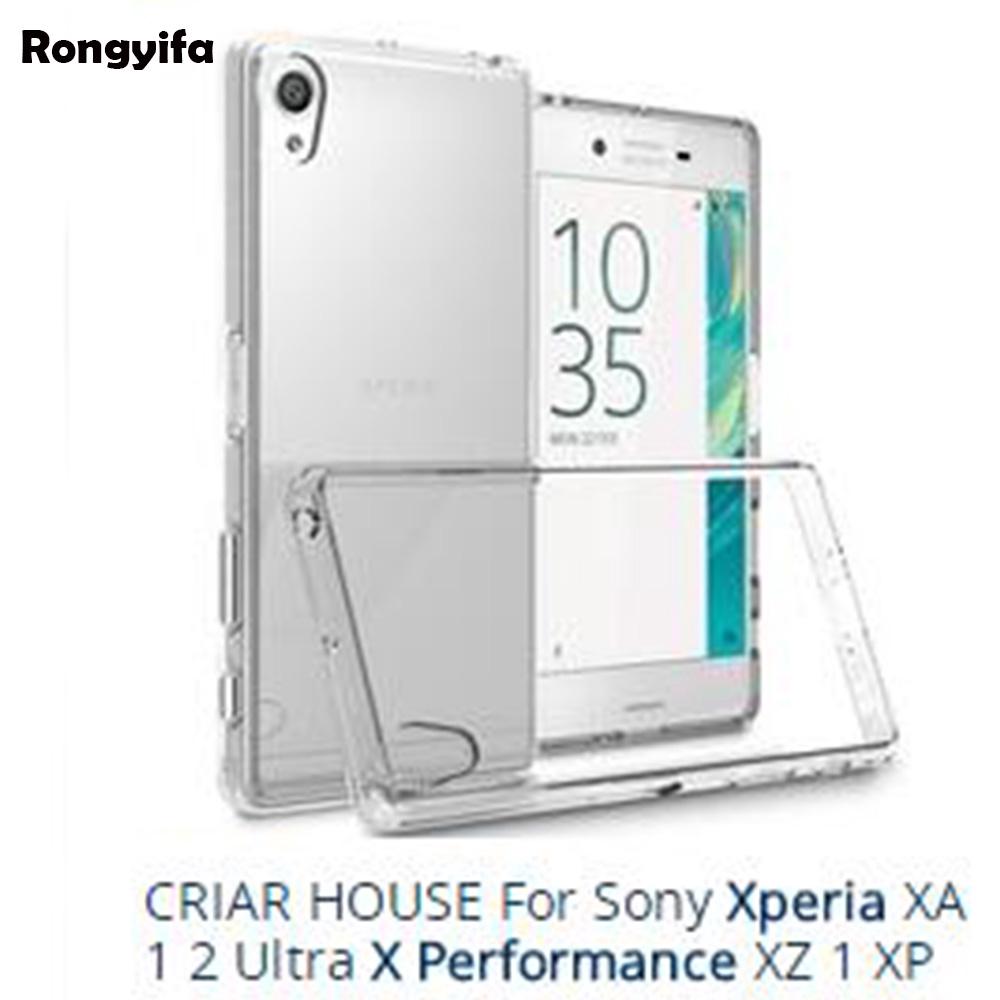 Ốp lưng Sony Xperia X Performance L1 XZ XZ1 XA1 XA XA2 Ultra XZ2 Trong suốt chống sốc