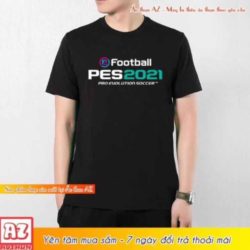 HOT SALE- Áo thun Football Pes 2021 màu đen mẫu mới - Áo bóng đá M2807 xịn * ་  ྇