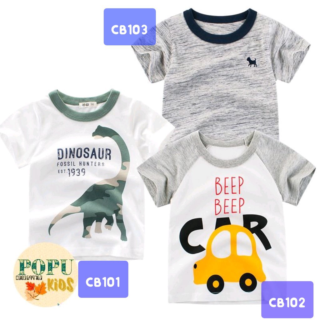 Áo bé trai ngắn tay 27Kids thun cotton siêu mịn đẹp - Hàng xuất khẩu Âu Mỹ - FREESHIP